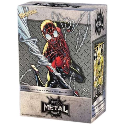 spider-man metal blaster box|skybox metal spider man checklist.